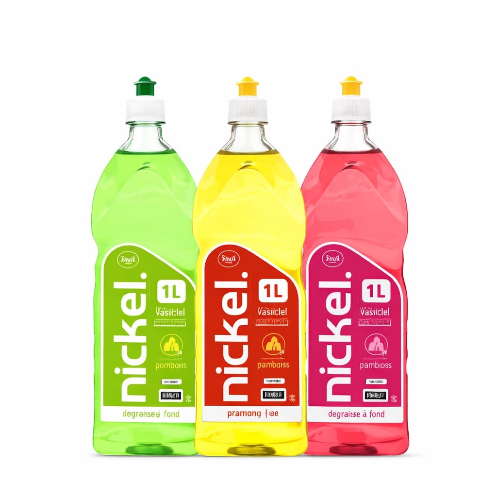 Liquide Vaisselle Nickel Assorti 1L x12