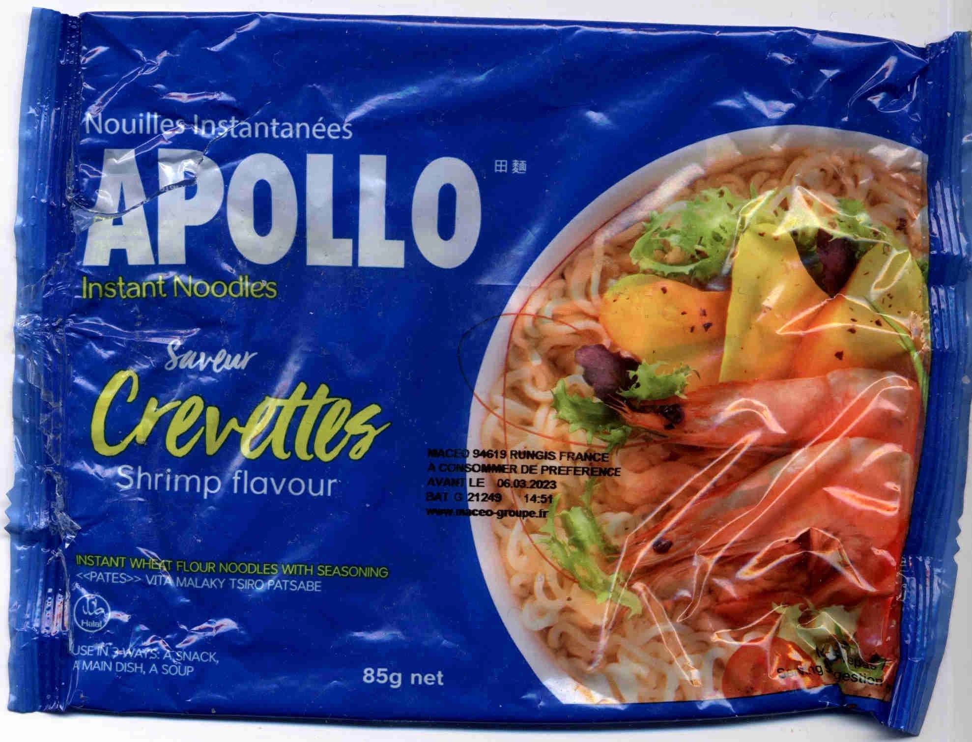 Nouilles Apollo Crevette