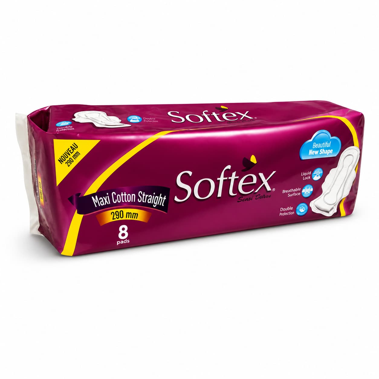 Serviettes Hygiéniques Softex Maxi P8x60