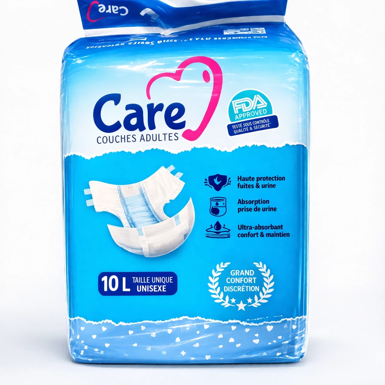 Care Couches Adulte Large P10x6
