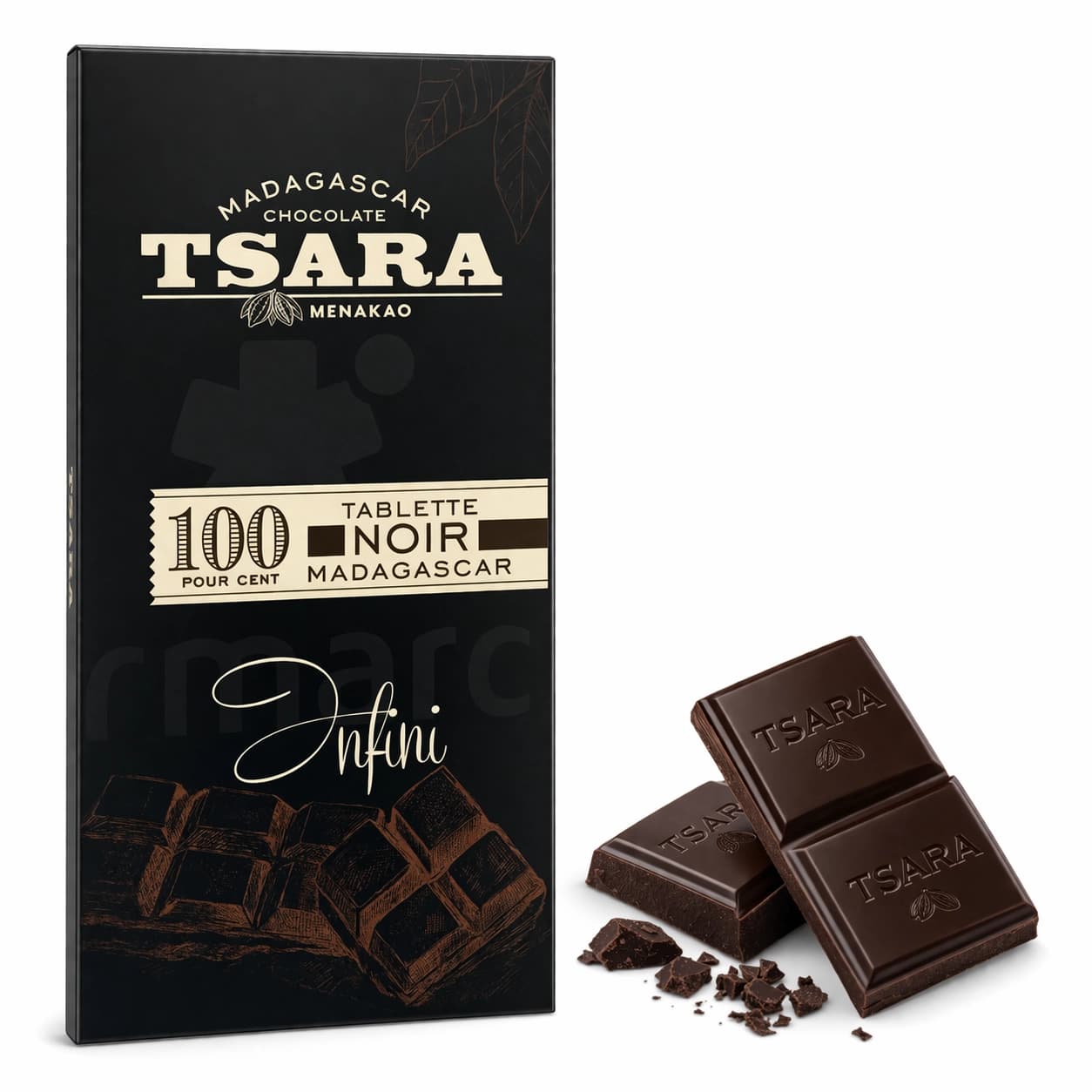 Tsara Chocolat Noir Infini 75g