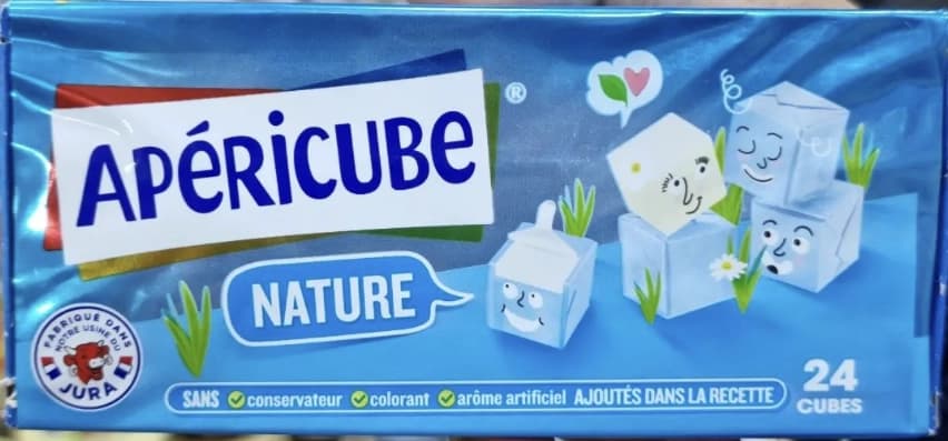 Fromage Apéricube Nature 125g