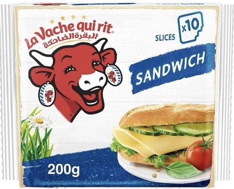 Fromage La vache qui rit Tranches Sandwich 200g