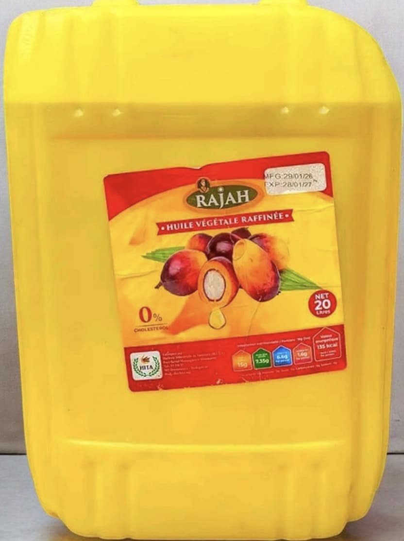 Huile Bidon Rajah 20L Bidon