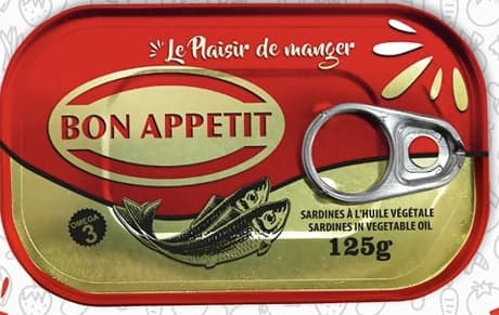 Sardines Bon Appétit 125g