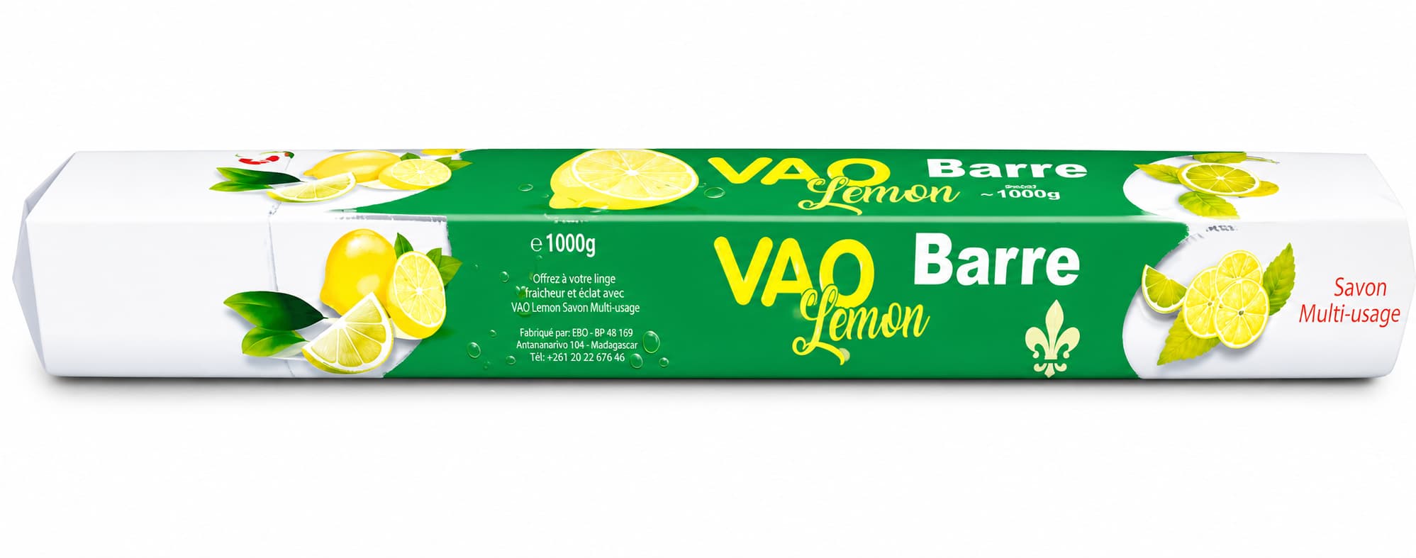 Savon Barre VAO CITRON 1000G